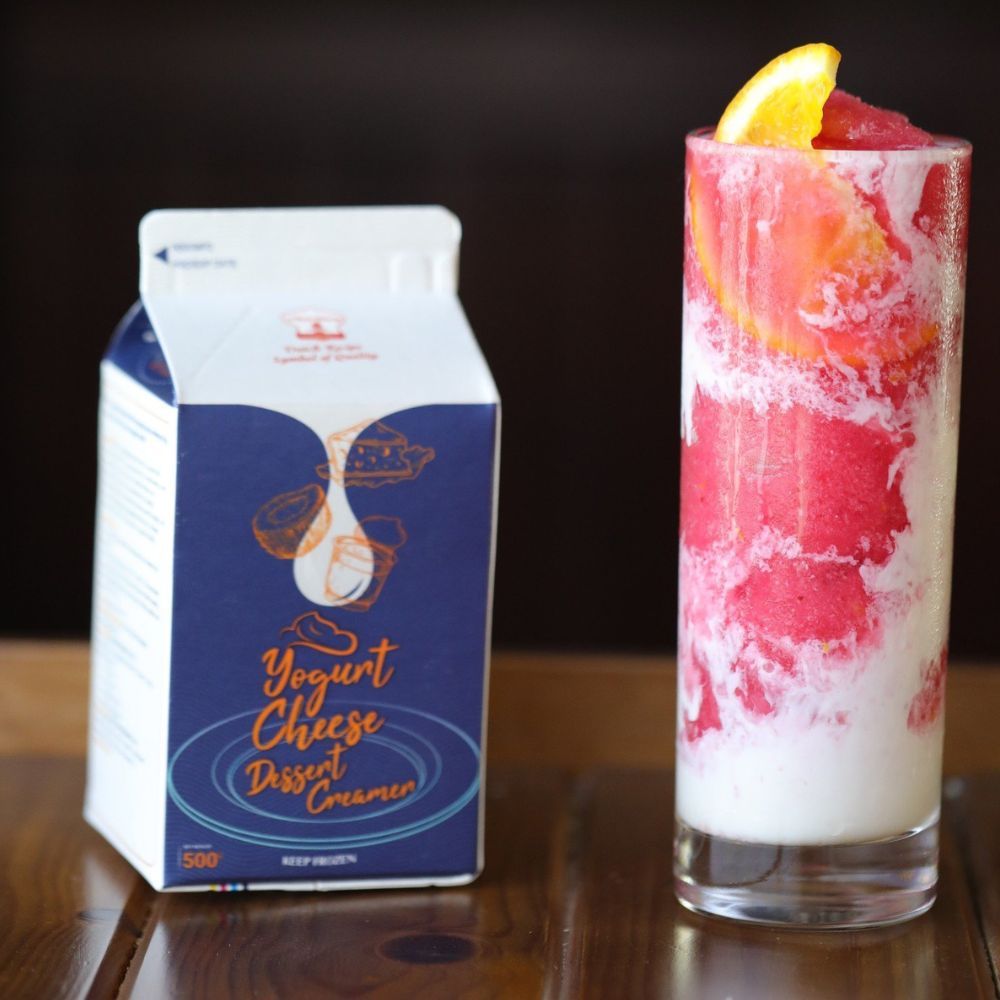 Kem Phô Mai Pha Chế Nhất Hương Hộp 500g Bốn Hương Vị Đỉnh Cao Thơm Ngon Béo Ngậy, Chuẩn Vị Quán