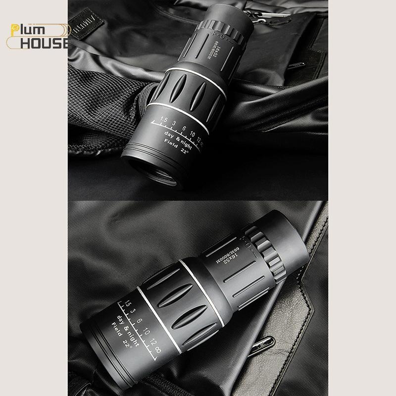 Kính thiên văn PlumHOUSE 16x52 - Lấy nét kép, zoom, dây đeo tiện lợi cho hoạt động ngoại trời