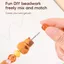 TUYỆT VỜI 2 Bút Bi Capybara, Bộ Dụng Cụ Làm DIY 0,5mm Thiết Kế Dễ Thương, Nhựa Sáng Tạo Có Thể Xoay Được Đính Hạt Bút Bi Động Vật Phần Thưởng Trường Học