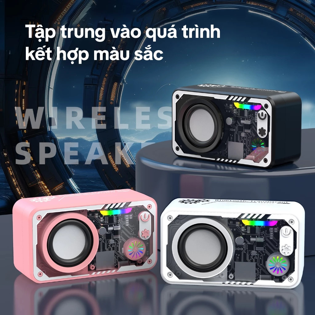 𝐓𝐞𝐜𝐡𝐒𝐭𝐨𝐫𝐞 Loa Bluetooth LED 5.3 Hệ thống âm thanh vòm, kết nối với máy tính để bàn và ĐT