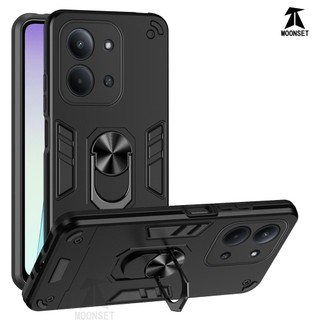 Dành Cho Redmi 15C 4G Ốp điện thoại Thiết Kế Chiến Binh Lưng Cứng Có Giá Đỡ Nhẫn Chống Sốc Mềm TPU Nâng Cạnh Vỏ Mỏng