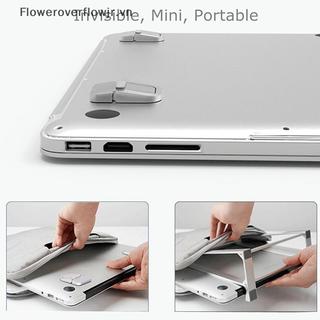 FJR 2 Chiếc Laptop Đứng Có Thể Gập Lại Vô Hình Laptop Riser Cho MacBook Notebook Làm Mát Giá Đỡ HOT
