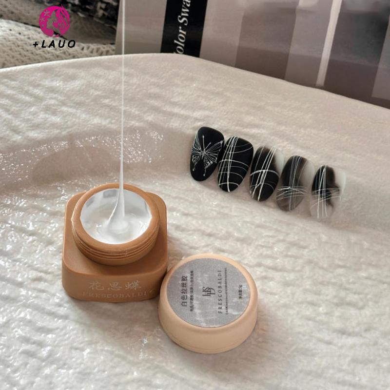 Springevenstar 5ml Trắng Bạc Nhện Dây Vẽ Gel Sơn Móng Tay UV Lót Tranh Phác Thảo Gel Varnish Móng Tay Nghệ Thuật Trang Trí Làm Móng Tay Springevenstar