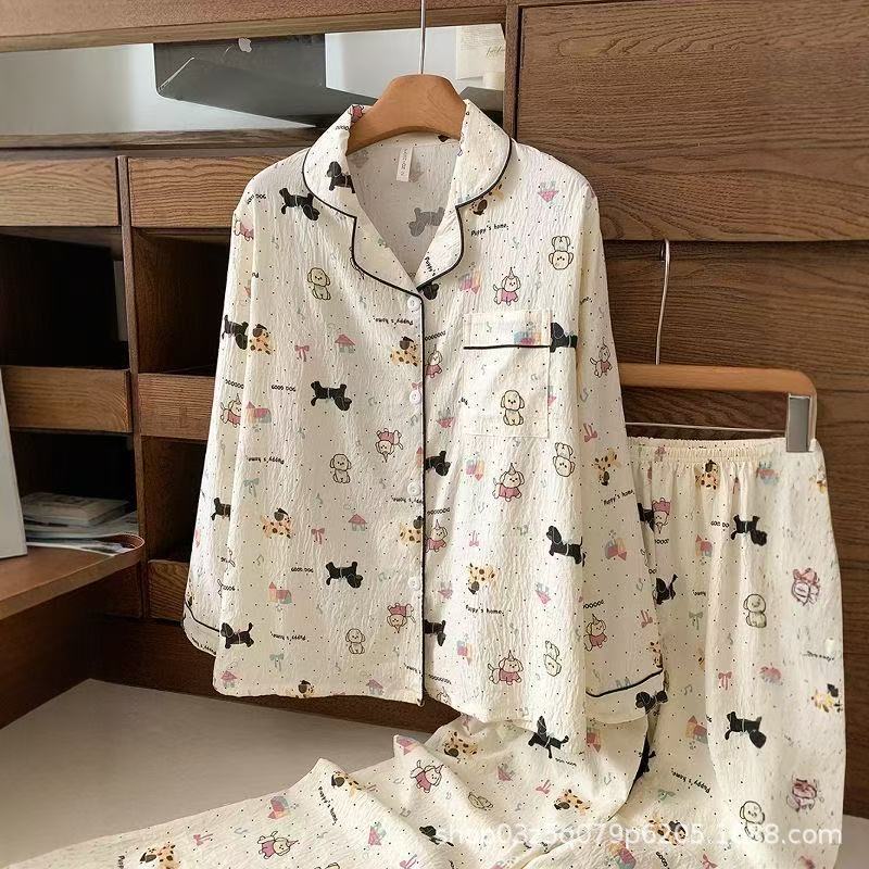 Cloud Cotton Dễ Thương Chữa Bệnh Phù Hợp Với Bé Gái Homewear Ký Túc Xá Sinh Viên Thường Ngày Lười Bộ Đồ Ngủ