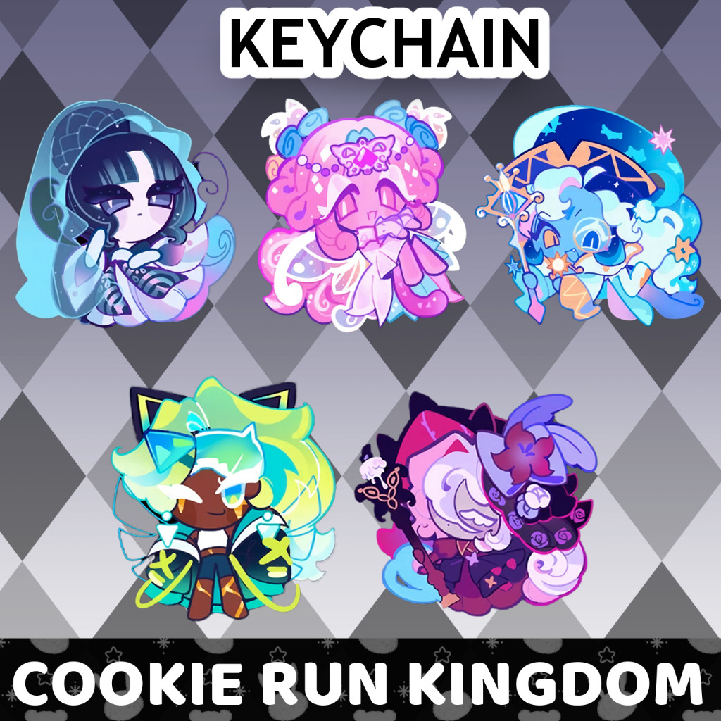 Ganci/móc chìa khóa Acrylic Cookie Run KINGDOM-trang phục huyền thoại