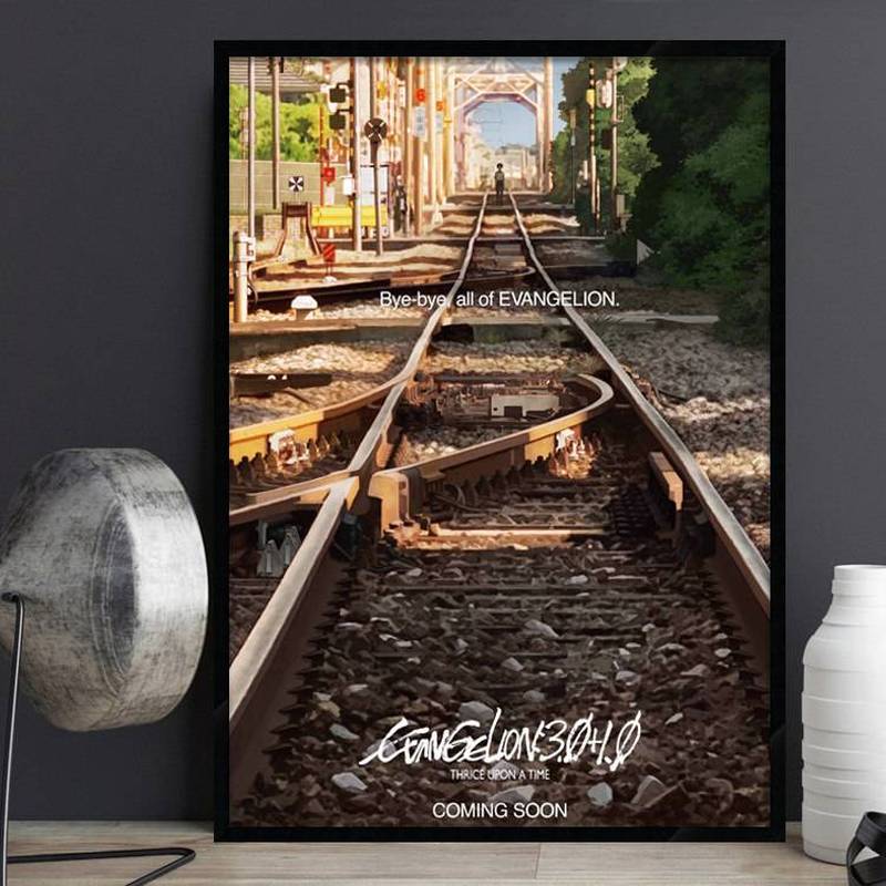 Neon Genesis Evangelion Anime Canvas Poster Phong Cách Nhật Bản Nghệ Thuật Treo Tường Cho Nhà Hàng Phòng Ngủ Trang Trí Nhà