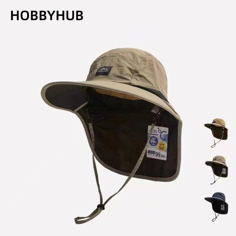 Mũ lưỡi trai vành rộng chống nắng chống tia uv tốt cho nam nữ thích hợp đi bộ thể dục, câu cá