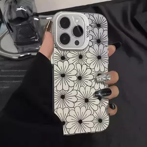 Đen và trắng mô hình cho iPhone17ProMax17Air17Pro đầy đủ màu sắc bạc trường hợp điện thoại 16 trường hợp cứng 15