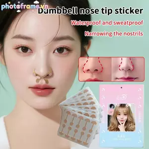 Photoframe 50 / 100 Miếng Dán Cosplay Mũi Thu Nhỏ Miếng Dán Vô Hình Làm Đẹp Trang Điểm Stiers Để Thu Nhỏ Mũi Cánh Stier Mỹ Phẩm Dụng Cụ Làm Đẹp VN