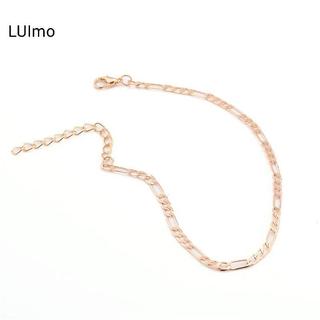 Vòng Chân Mắt Cá Vàng Mạ Bạc Chất Lượng Cao với Dây Xích Thời Trang - LUImo