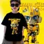 áo cửa shop cotton 3-12 Bumblebee Teen Male em trẻ áo 90-150cm