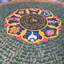 Hoạ Tiết Bát Bảo Cát Tường Ashtamangala Om Mani Pad Me Hum - Tranh Thangka - Tranh Phật - CXNP412