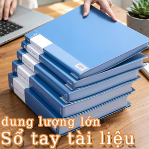 Tập tài liệu A4, chất liệu PP cao cấp, là lựa chọn lý tưởng để lưu trữ tài liệu trên bàn làm việc.