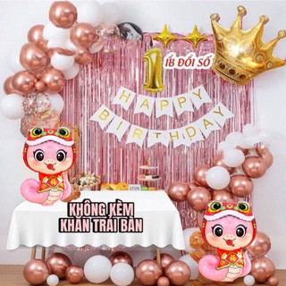 Set Bong Bóng Trang Trí Sinh Nhật Cho Bé Tuổi Rồng,Tuổi Mèo Được Yêu Thích Nhất, Combo Sinh Nhật HOT SAN DF22