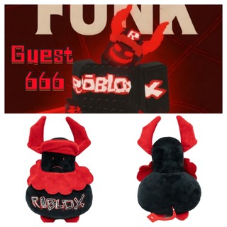 PLUS Roblox Forsaken Guest 666 Đồ chơi sang trọng mềm, búp bê nhồi bông, quà tặng sáng tạo cho người lớn và trẻ em