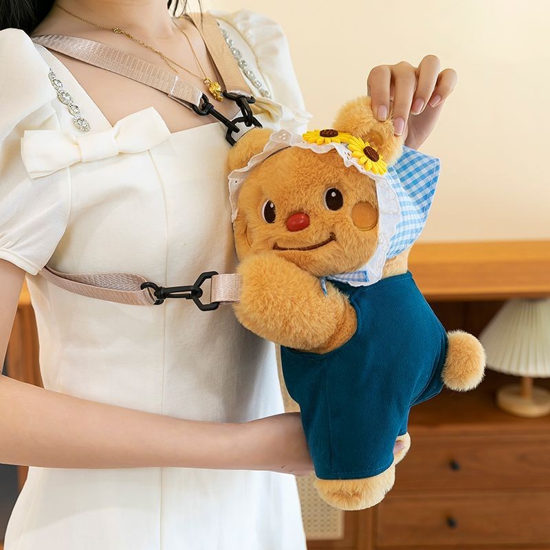 Dễ Thương Dễ Thương Siêu Dễ Thương Gấu Búp Bê Túi Sang Trọng Đồ Chơi Hoạt Hình Túi Đeo Vai Búp Bê Túi Đeo Vai Nhỏ Cô Gái