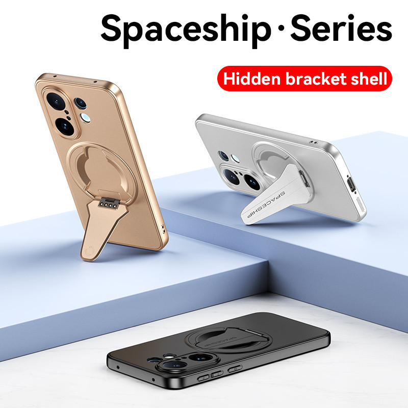 Ốp điện thoại khung từ tính ẩn cho Vivo S30 S20 S19 Pro mini Silicon chống rơi vỏ bảo vệ sơn kim loại cao cấp