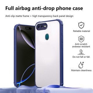 Áp dụng cho Ốp lưng OPPO A7 AX7 A5S A12 AX5S A12 A12S a11k CPH1909 CPH1920 Đệm khí bốn góc trong suốt cao cấp bảo vệ vỏ mềm chống sốc QIHW SCZF