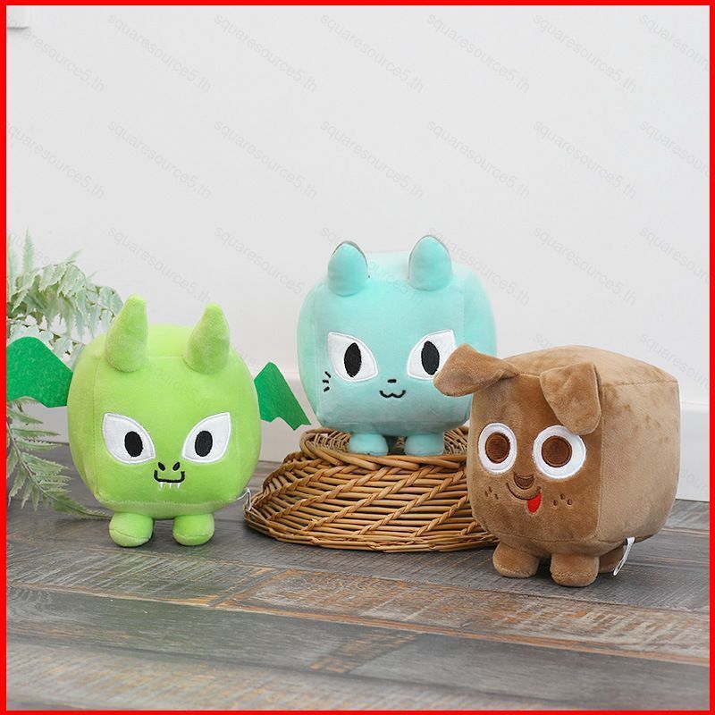 SQ5 Roblox Pet Simulator X Mèo Vàng Ong Nâu Chó Hổ Hồng Axolotl Plushie Game Merch Sang Trọng Búp Bê QS5
