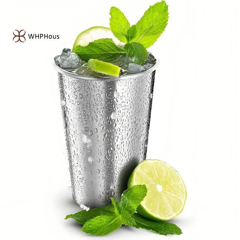 < WHPHous-t > Cốc uống nước lạnh bằng thép không gỉ, cốc nước bằng thép không gỉ, không dễ vỡ, có thể ổn định, có thể tái sử dụng, thích hợp cho trẻ em Trave Nice