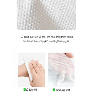 Khăn Khô Đa Năng Bịch 600g Dạng Rút,Khăn Tẩy Trang,Rửa Mặt Chất Mềm Mịn Dày Dặn