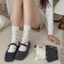 Mới Dễ Thương Tất INS Cotton Không Xương Giữa, Phong Cách Ngọt Ngào và Đa Năng Cho Nữ