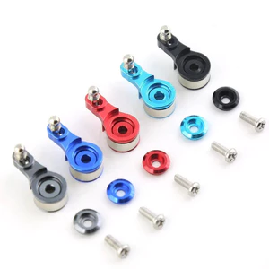 25T Hợp Kim Nhôm Có Thể Điều Chỉnh Giảm Chấn Cánh Tay Servo Cho Xe Bánh Xích RC 1: 10 TRX4 TRX6 Nâng Cấp Các Bộ Phận