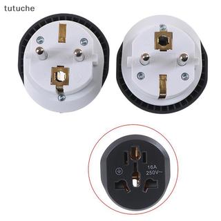 Tutu 16A Universal EU Travel Adapter Euro Converter UK US AU sang EU AC Soet Plug VN