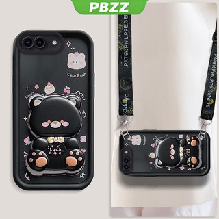 Ốp lưng cho iPhone 7 plus iphone 8 plus iphone se 2 2020 ipnone se vỏ điện thoại Softcase Silicone chống sốc thiết kế mới thẩm mỹ có giá đỡ và dây buộc cho bé gái JTXXZJGS01