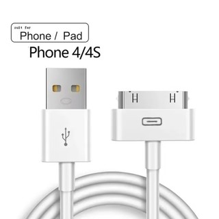 Cáp sạc USB cho iPhone 4 4s 3G 3GS iPad 1 2 3 iPod Nano - dây dài 1 mét / Hàng sẵn kho