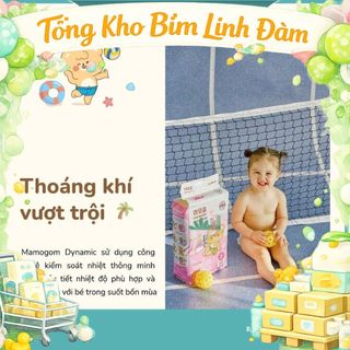 COMBO 2 BỊCH Tã/bỉm Mamogom Dynamic siêu mỏng mềm mại, chống tràn, thấm hút tốt đủ size cho bé 4-30KG
