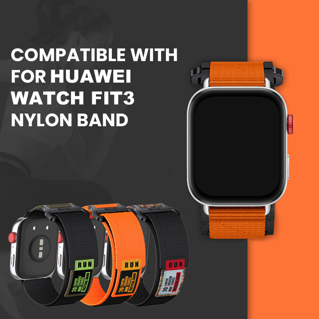 Dây đeo vòng Nylon cho Huawei Watch Fit 5 / Fit 5 Pro / Fit 4 Pro Vòng đeo tay thể thao cho Huawei Fit 4 / Fit 3