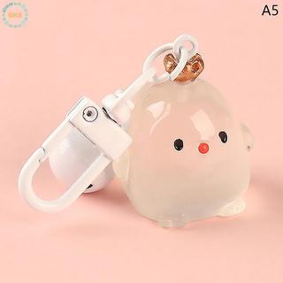 Mới Sáng Tạo Nhựa Dạ Quang Vương Miện Gà Búp Bê Xe Móc Khóa Túi Sách Mặt Dây Chuyền Phụ Kiện Gà Quà Tặng Tốt