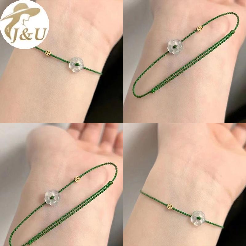 JU Thời Trang Sáng Tạo - Nhẫn và Vòng Tay Handmade Dây Bện, Có Thể Điều Chỉnh, Quà Tặng Cặp Đôi