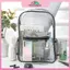 MYPANDA Bapa Trong Suốt Nhỏ Đơn Giản Túi Dây Kéo Mùa Hè Phù Hợp Với Thời Trang Trong Suốt Túi Xách PVC Ví Túi Điện Thoại.