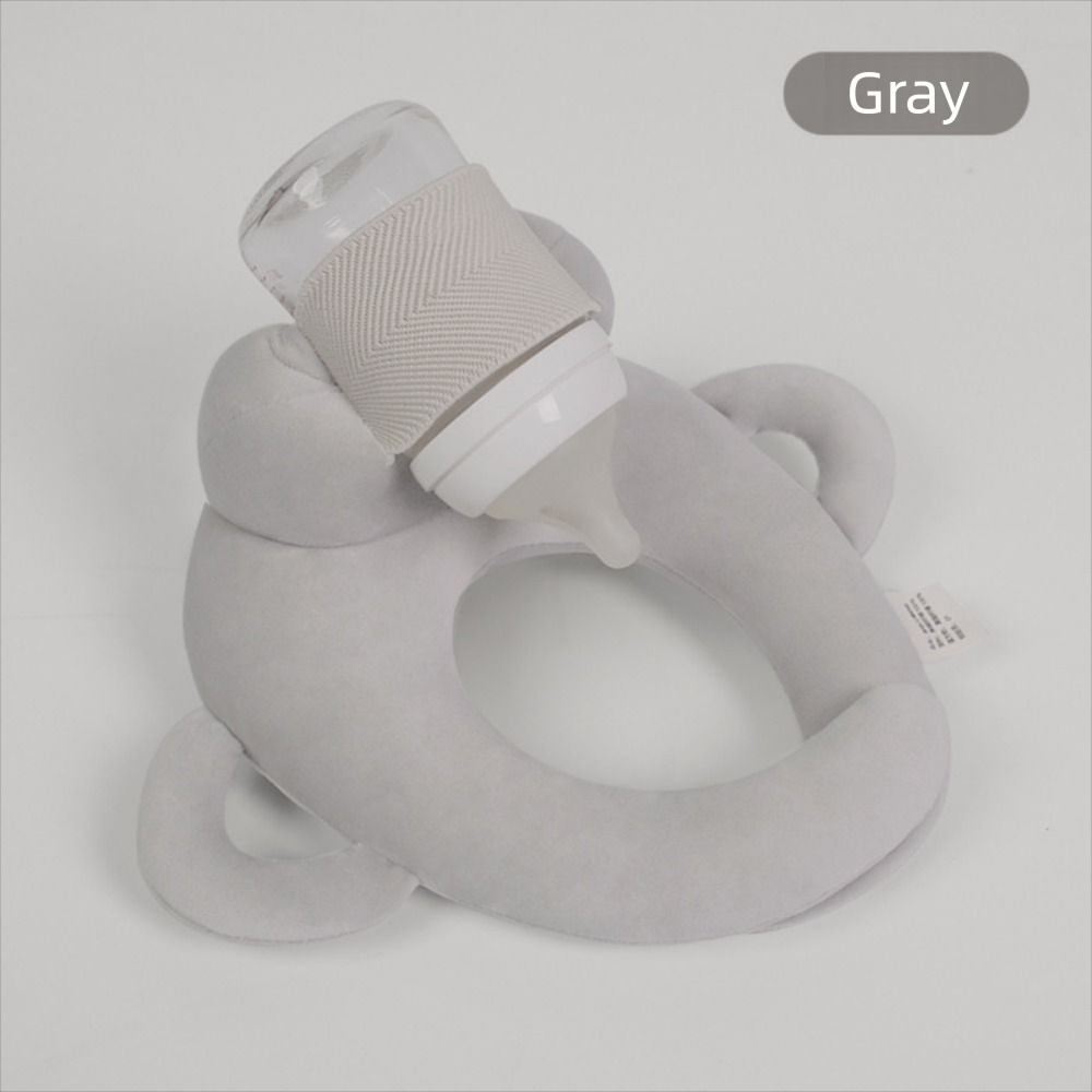 Giá đỡ bình sữa tự bú LACYES, Gối cho bé bú rảnh tay có thể điều chỉnh, tiện lợi với 2 nút bấm Thoải mái 2 tay cầm bên Bình sữa trẻ sơ sinh Phụ kiện đôi Propper
