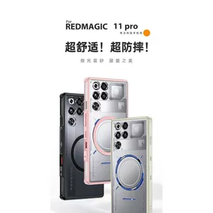 Thích hợp cho Vỏ điện thoại mờ Quỷ đỏ 11 Quỷ đỏ 11pro + Túi khí Bảo vệ từ tính chống sốc