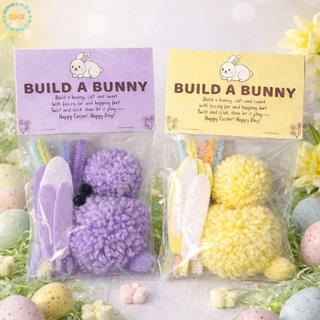 GHX Kids Bunny Easter Craft Kit DIY Art Supplies Egg Filler Gift for Classroom Party Easter Event Hoạt động VN