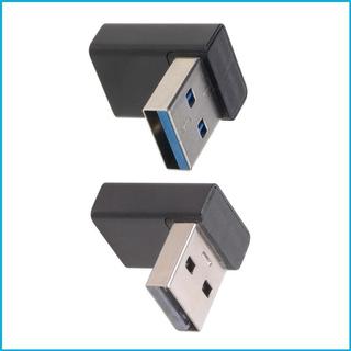 Utake 2 gói Cắm và Chạy USB 3 0 Bộ chuyển đổi góc phải với thiết kế lên xuống Bộ nối dài quản lý cáp dễ dàng