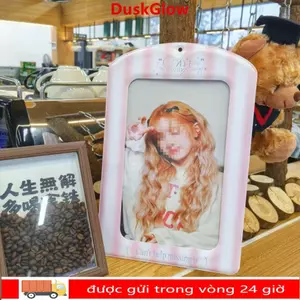 Vỏ bảo vệ hình ảnh DUSKGLOW, Giá đỡ thẻ ảnh khổng lồ PVC, Màn hình Album đầy màu sắc của thần tượng Hàn Quốc A4