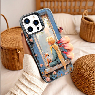 Ốp Lưng Iphone Phim hoạt hình thời trang Cho Iphone 7 xs xr 11 12 13 14 15 16 Pro Max Plus The Little Prince window