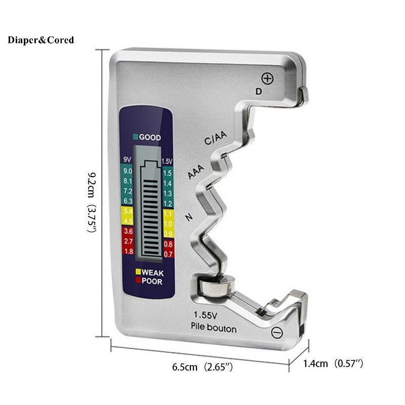 Máy kiểm tra dung lượng pin đa năng DIAPER & CORED cho các tế bào Li-ion, AA, AAA, C, D, 9V YTH