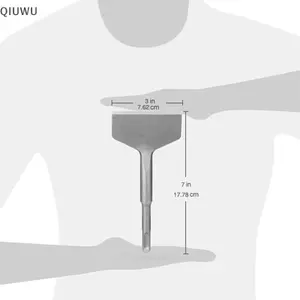 QIUWU PLUS Shank 3 inch Máy đục búa điện rộng Góc đục gạch nghiêng hạng nặng.