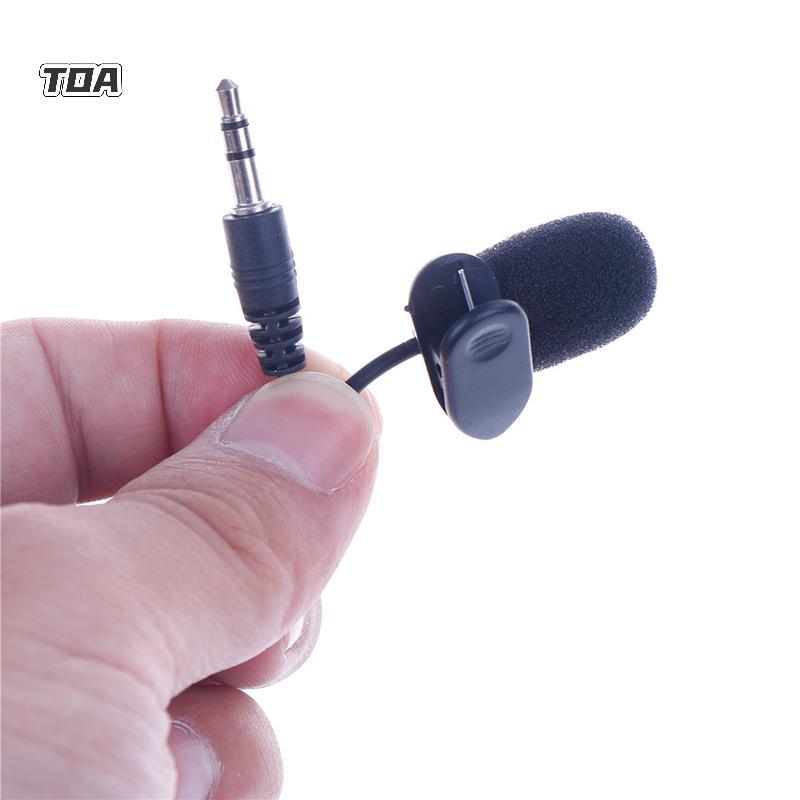 TOA 3.5mm Mini Studio Speech Micrô Clip cho PC Desktop Notebook 1.5M VN | BigBuy360 - bigbuy360.vn