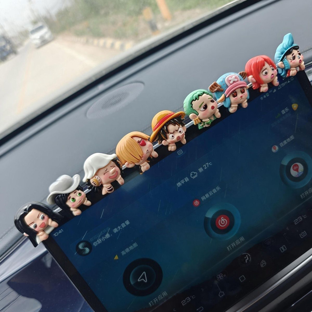 6-9 Chiếc One Piece Anime Nhân Vật Khỉ D. Luffy Zoro Sanji Nami Đảo Hành Động Hình Bộ Sưu Tập Đồ Chơi Búp Bê Để Trang Trí Bảng Điều Khiển Ô Tô