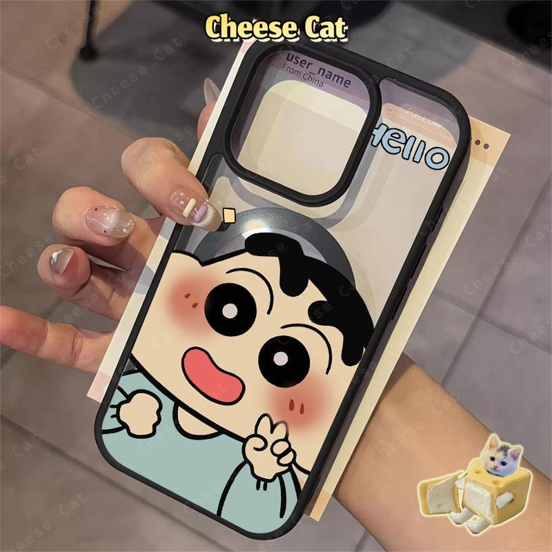 Phim hoạt hình cư xử tốt và dễ thương Ốp điện thoại từ tính cho iPhone 11 12 13 14 15 16 17 Pro Max 7 Plus XR Xs Max