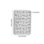 Cinna Thiết Thực Mặt Dây Chuyền Khuôn Bàn Phím Hình Chữ Cái Handmade Trang Trí Khuôn Kết Cấu Silicon Cho Đất Sét Sáp Và Nhựa Craf