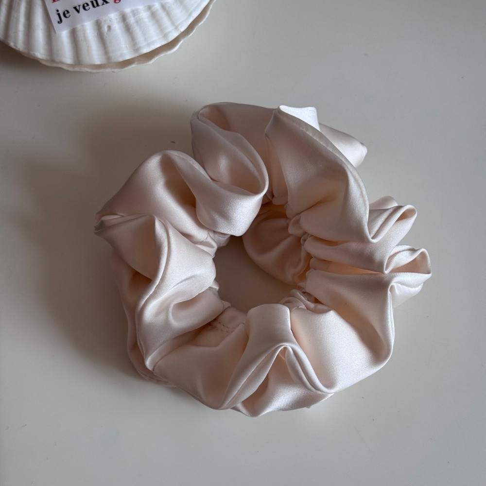 Hululu Dây Scrunchy Satin Phong Cách Hàn Quốc Cho Bé Gái Và Nữ