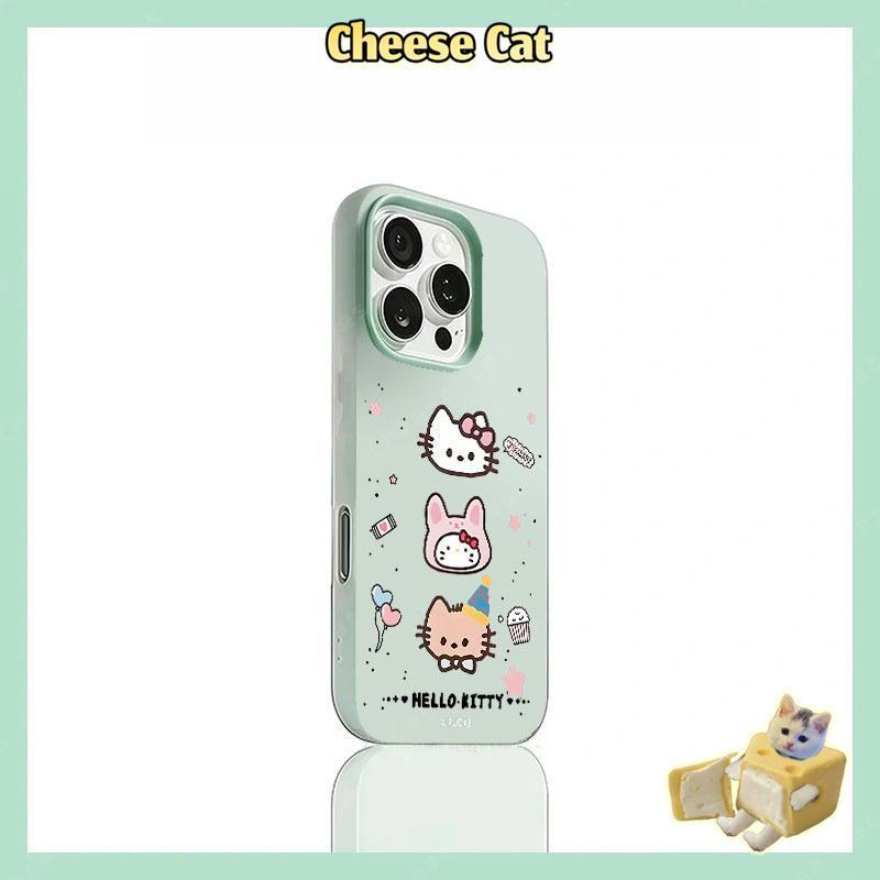 Dễ Thương Kitty Vỏ điện thoại dành cho iPhone 14 15 16 13 12 11 Pro Max Xs Max XR 17 Air Vỏ iPhone màu hồng
