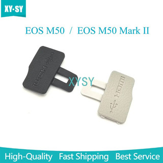 HL Mới dành cho Canon EOS M50 / EOS M50 Mark II / M50 I II USB HDMI tương thích Nắp giao diện MIC Nắp giao diện Cửa Vỏ cao su
